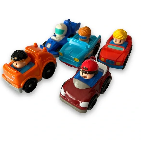 2/$30 ⭐️ Wheelies Bundle - 5 Little People Fisher-Price Wheelies - Picture 2 of 14